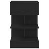 vidaXL Nachttisch 2 pcs Schwarz Eichen-Optik 40 x 35 x 65 cm