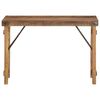 vidaXL Beistelltisch Braun 110 x 35 x 76 cm Massives upgecyceltes Holz