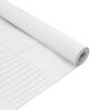 vidaXL Fensterfolien Matt Wei&szlig; PVC