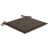 vidaXL Gartenstuhl-Kissen 4 Stk. Taupe 40x40x4 cm Oxford-Gewebe