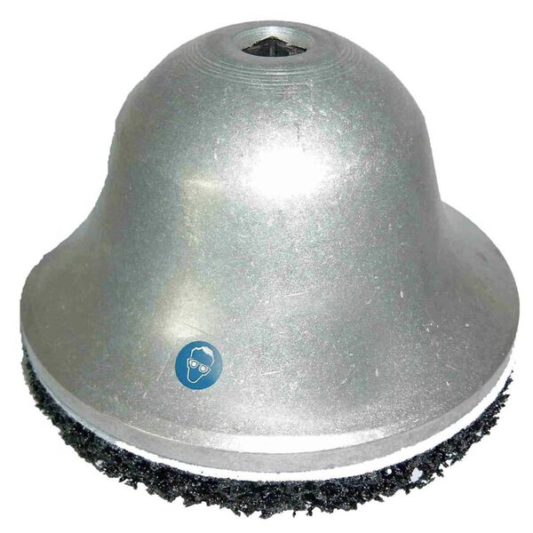 RODAC St&uuml;tzteller mit Schleifpad 15 cm RRNC27515H