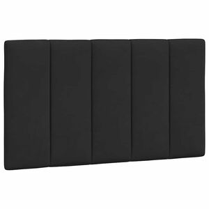 vidaXL Kopfteil-Kissen "Hanko" Schwarz 80 cm Samt