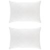 vidaXL Kopfkissen FULDA 2 pcs 50 x 75 cm 100% G&auml;nsedaunen und -federn