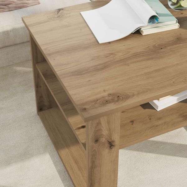 vidaXL Couchtisch Artisan-Eiche 64 x 54 x 44 cm Holzwerkstoff
