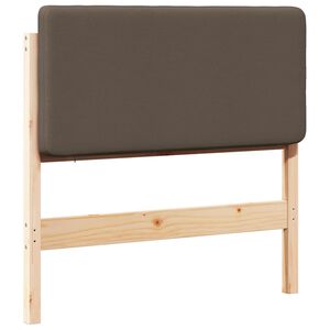 vidaXL Gepolstertes Kopfteil mit Kopfteil Braun und Taupe 75 cm