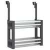 vidaXL Unterschrank-Organizer 34x12x26 cm Aluminium