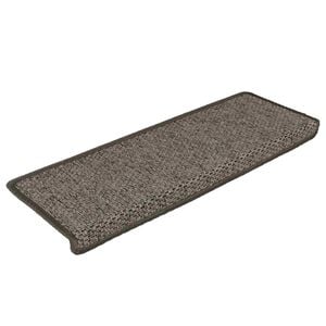 vidaXL Stufenmatten Selbstklebend Sisal 15Stk. 65x21x4cm Grau & Beige