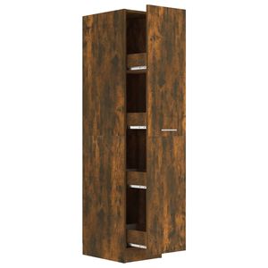 vidaXL Apothekerschrank R&auml;uchereiche 30x42,5x150 cm Holzwerkstoff