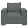 vidaXL Sofa Stuhl Dunkelgrau 100x78x84 cm Stoff
