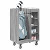 vidaXL Golf Schrank Mit Rad Uni Graues Sonoma 65 x 45 x 98 cm
