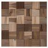 vidaXL Wandpaneel 11 stk. Natur 30 x 30 x 2 cm