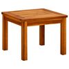 vidaXL Garten-Couchtisch 45x45x36 cm Massivholz Akazie
