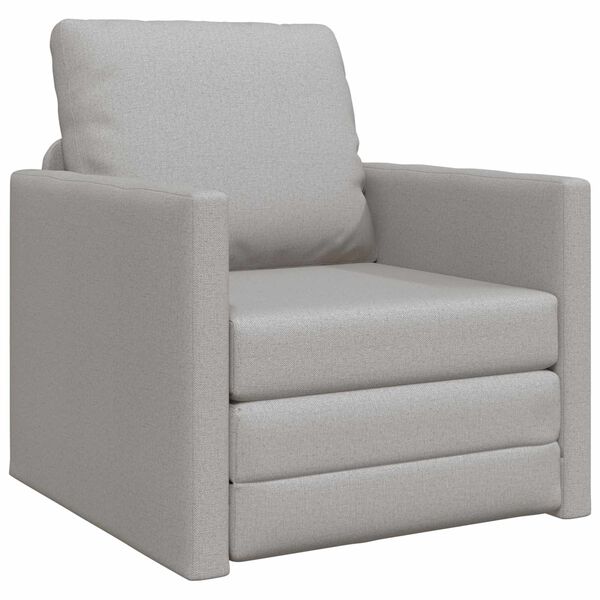 vidaXL Schlafsofa 60cm Wolkengrau Stoff
