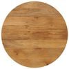 vidaXL Tischplatte &Oslash; 90x2,5 cm Rund Massivholz Mango
