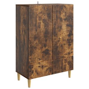 vidaXL Sideboard Ger&auml;ucherte Eiche 66 x 34,5 x 95 cm Holzwerkstoff