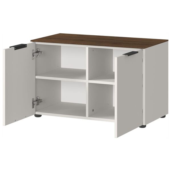 Germania Schuhbank GW-California 40x75x48 cm Kaschmir und Walnuss