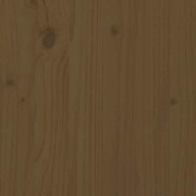 vidaXL Massivholzbett Honigbraun Kiefer 90x200 cm