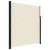 vidaXL Seitenmarkise Ausziehbar Creme 220x500 cm