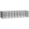 vidaXL Outdoor-Hundezwinger Stahl 24,88 m&sup2;