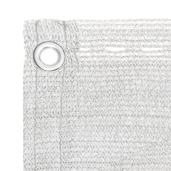 vidaXL Balkon-Sichtschutz Weiß 90x500 cm HDPE