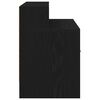 vidaXL Nachttische mit Schublade 2Stk. Schwarz Eichen-Optik 51x31x47cm
