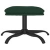 vidaXL Fußhocker Dunkelgrün 60x60x36 cm Stoff
