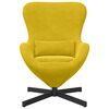 vidaXL Eiersessel Gelb 63 x 73 x 90 cm Samt