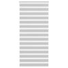 vidaXL Doppelrollo Hellgrau 115x230 cm Stoffbreite 110,9 cm Polyester