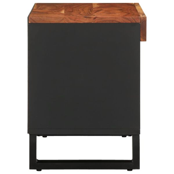 vidaXL TV-Schrank 85x33x43,5 cm Massivholz Akazie