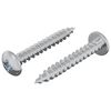 vidaXL Holzschraube 2 Stk. Silber M4 x 28 mm Eisen