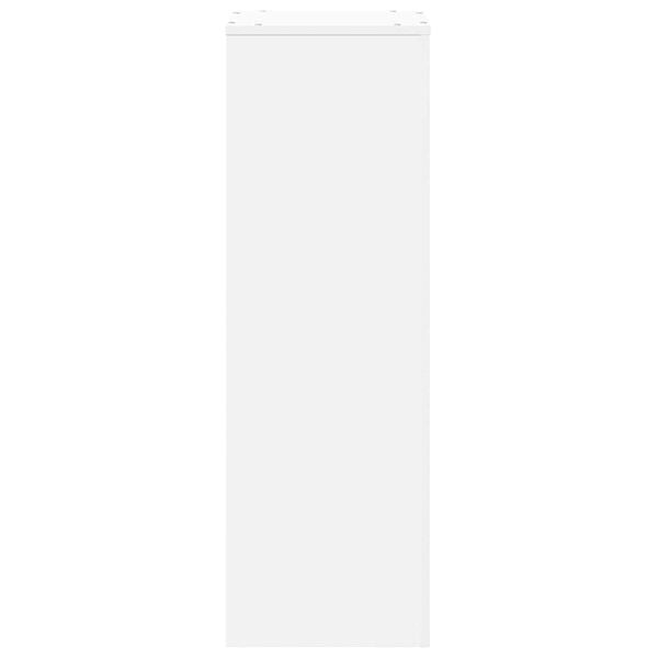 vidaXL Pflanzenst&auml;nder Wei&szlig; 33x33x100 cm Holzwerkstoff