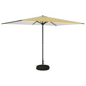 vidaXL Garten-Schirm mit Fu&szlig; 200 x 300 cm Polyester Rechtwinklig