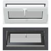 vidaXL Kellerfenster RISOR 80 x 40 cm PVC und Glas Anthrazit