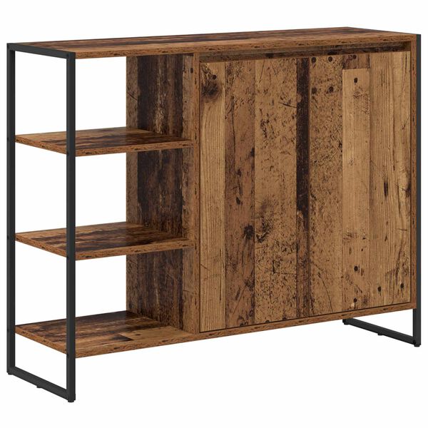 vidaXL Seitenschrank Altholz 96,5 x 30 x 75 cm Holzwerkstoff