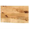 vidaXL Tischplatte 60x20x2,5 cm Baumkante Massivholz Raues Mangoholz