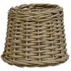 vidaXL Lampenschirm Korbweide 25 x 17 cm Braun