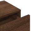 vidaXL Wandregal mit Schubladen Braun Eiche 80x33x17 cm Holzwerkstoff