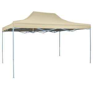 vidaXL Vouwtent pop-up 3x4,5 m cr&egrave;mewit