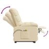 vidaXL Massagesessel Elektrisch Creme Stoff