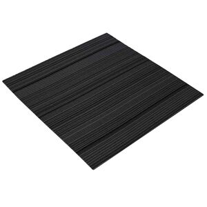 vidaXL Teppichfliese Gestreift Hellgrau 50 x 50 cm 20 Stk.