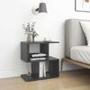 vidaXL Nachttische 2 Stk. Grau 50x30x51,5 cm Holzwerkstoff