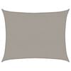 vidaXL Sonnensegel 160 g/m&sup2; Rechteckig Hellgrau 6x7 m HDPE