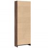 vidaXL Bücherregal Braun Eichen-Optik 60x24x176 cm Holzwerkstoff