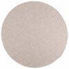 vidaXL Bereichsteppiche Rund FARO Creme &Oslash; 200 CM Polyester
