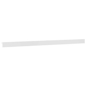 vidaXL Schiebet&uuml;rbeschlag-Set 183 cm Aluminiumlegierung Silbern