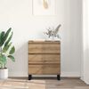 vidaXL Sideboard Artisan-Eiche 60 x 35 x 70 cm Holzwerkstoff