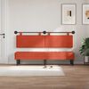 vidaXL H&auml;ngevorderseite Uni Rot-Orange 190 x 55 x 5 cm Cordstoff
