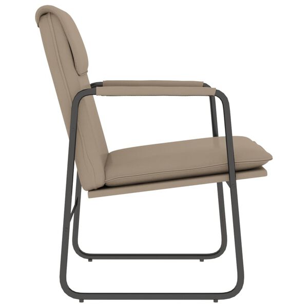 vidaXL Loungesessel Cappuccino-Braun 55x64x80 cm Kunstleder