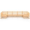 vidaXL 7-tlg. Garten-Lounge-Set Massivholz Kiefer