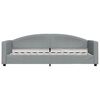 vidaXL Tagesbett Hellgrau 80x200 cm Stoff